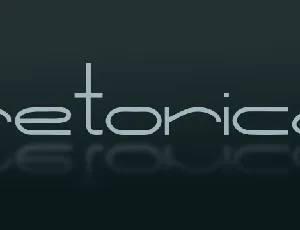 Retorica font