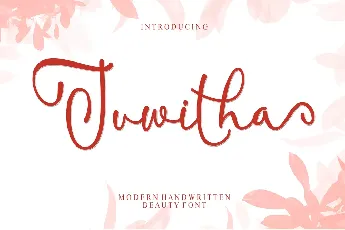 Juwitha - Personal Use font