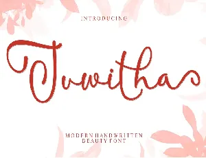 Juwitha - Personal Use font