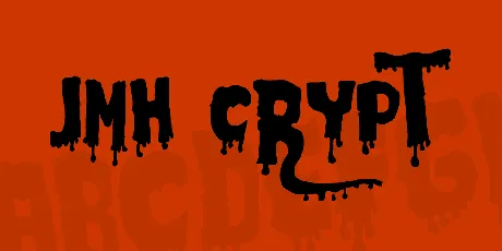 JMH CRYPT font