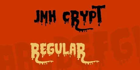 JMH CRYPT font