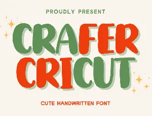 Crafer cricut font