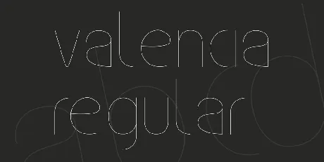 Valencia font