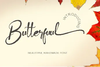 Butterfuul font