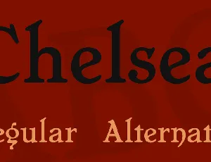 Chelsea font