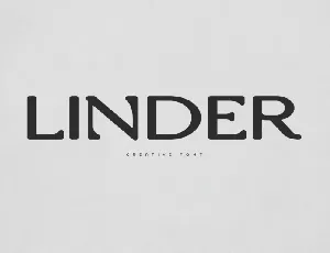 Linder font