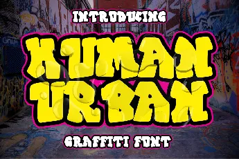 Human Urban font