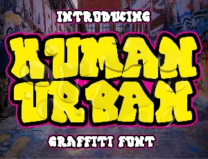 Human Urban font