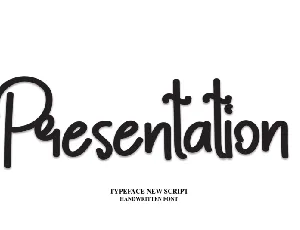 Presentation font