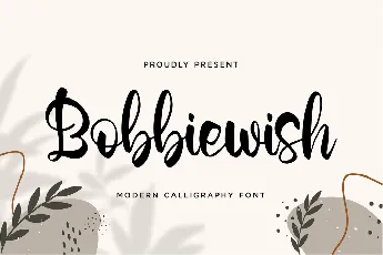 Bobbiewish font