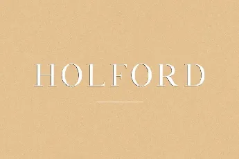 Holford Serif font