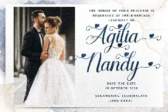 Agilia Calligraphy font