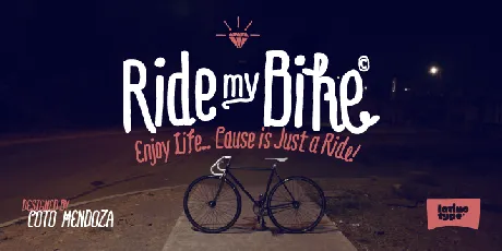 Ride my Bike Family font