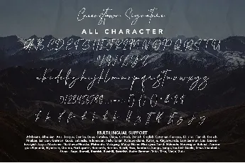 Queenstown Signature Free font