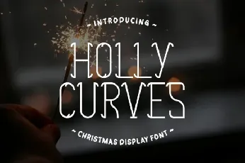 Holly Curves font