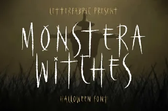 Monstera Witches font