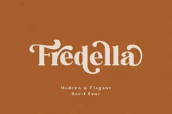 Fredella Elegant Serif font