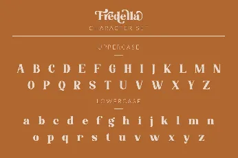 Fredella Elegant Serif font