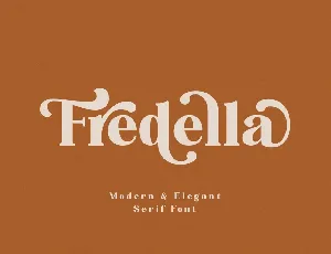 Fredella Elegant Serif font