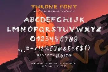 Throne font