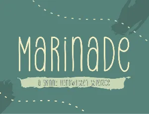 Marinade Demo font