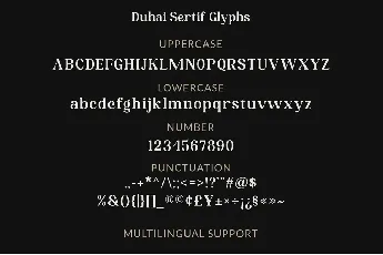 Duhai font