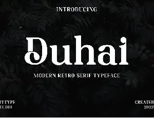 Duhai font