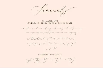 Femeanly font