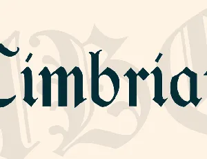 Cimbrian font