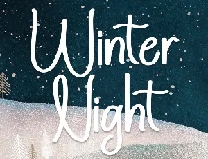 Winter Night font