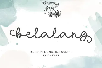 Belalang font