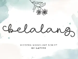 Belalang font