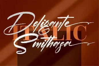 Deligante Smithasa font