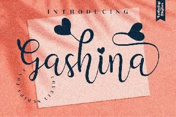 Gashina Handwritten font