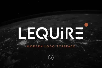 Lequire Display Logo Typeface font