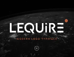 Lequire Display Logo Typeface font