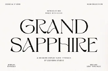 Grand Sapphire font