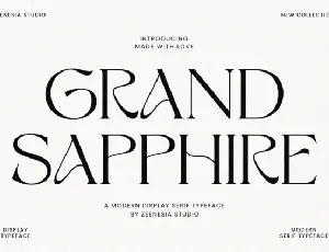 Grand Sapphire font