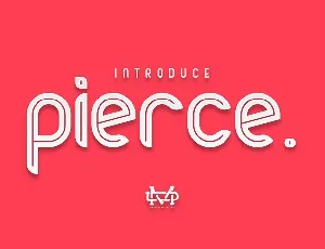 Pierce Typeface font