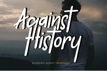 Against History font