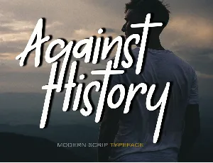 Against History font