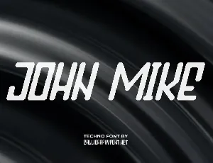 John Mike Demo font