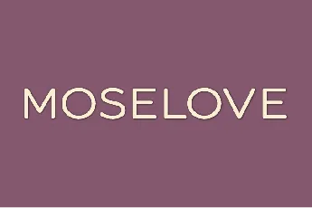 Moselove font