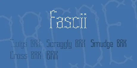 Fascii font