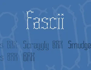 Fascii font