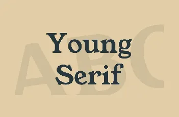 Young Serif font