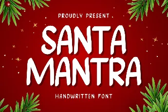 Santa Mantra font