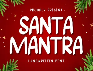 Santa Mantra font