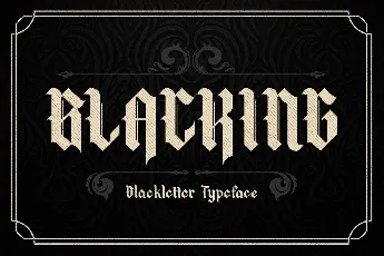 Blacking font