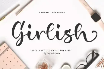 Girlish Lovely Calligraphy font